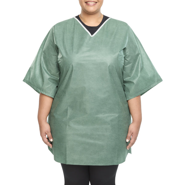 Graham Medical Products Patient Shirt 3X-Large Green Without Pockets Short Sleeve Unisex (937393_CS) 30/CS