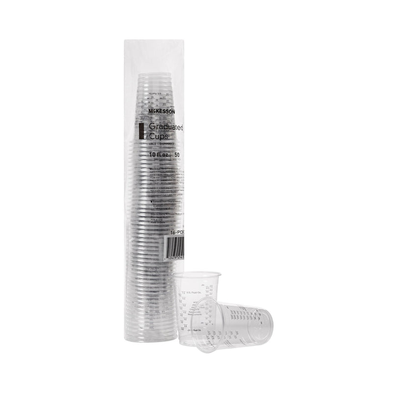 McKesson Drinking Cup 10 oz. Clear Polyethylene Disposable (1127772_CS) 1000/CS
