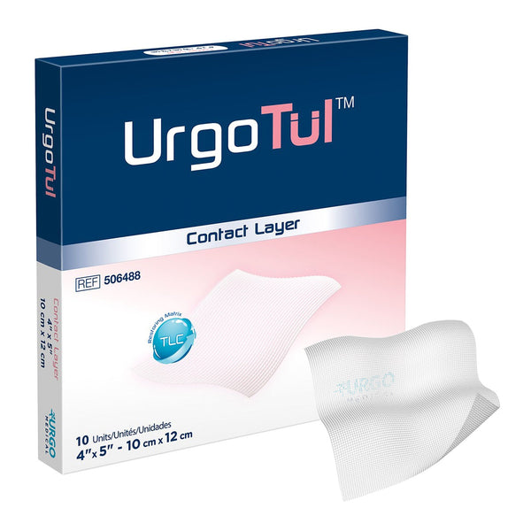 UrgoTul™ Impregnated Contact Layer Dressing 4 X 5 Inch Sterile (812489_EA) 1/EA