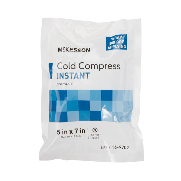 McKesson Instant Cold Pack General Purpose 5 X 7 Inch Plastic / Calcium Ammonium Nitrate / Water Disposable (476731_EA) 1/EA