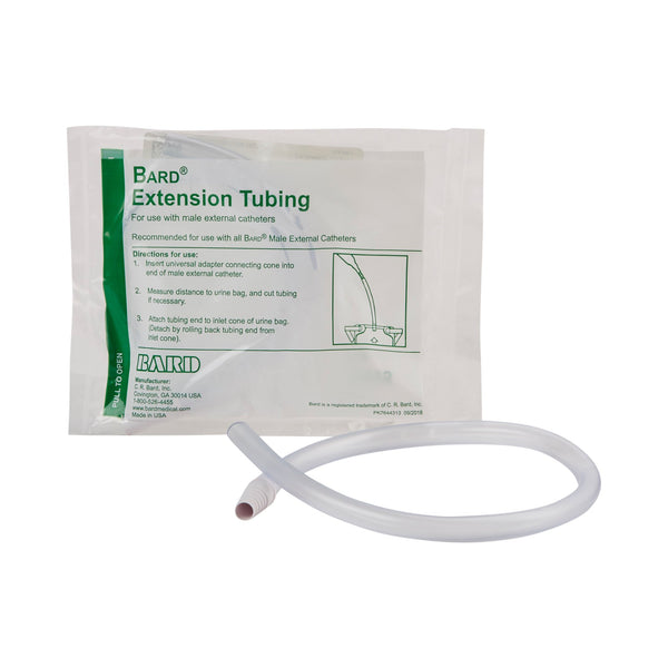 Bard® Tube, Leg Bag Extension 18 Inch Tube and Adapter, Reusable, Nonsterile (166618_CS) 24/CS