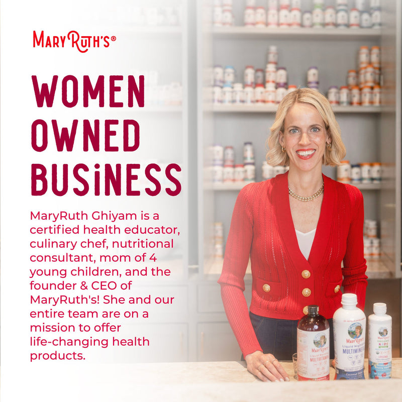 Mary Ruth's® Liquid Morning Multivitamin Dietary Supplement Vitamin A / C / D / E 80 mcg - 8 mg - 1.7 mcg - 1.5 mg Strength Liquid 30 oz. Raspberry Flavor (1271761_EA) 1/EA