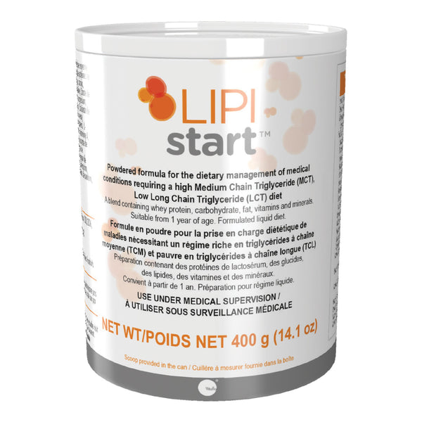 Lipistart™ Oral Supplement Unflavored Powder 400 Gram Can (1223979_EA) 1/EA