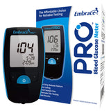 Embrace® Blood Glucose Meter 5 Second Results Stores up to 500 Results No Coding Required (1040073_EA) 1/EA