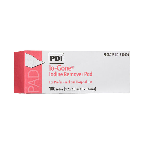 Io-Gone® Iodine Removal Prep Pad Individual Packet Alcohol Scent 100 Count (133060_CS) 1000/CS