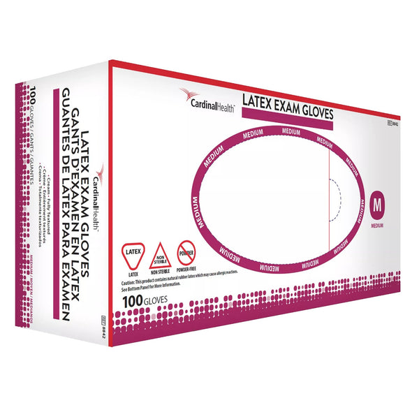 Positive Touch® Exam Glove Medium NonSterile Latex Standard Cuff Length Fully Textured Ivory Not Rated (352636_EA) 1/EA