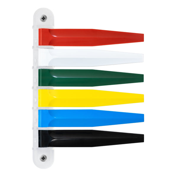 McKesson Exam Room Signal Flag Wall Mount 6 Flag 10.5 X 7 Inch (1225393_BG) 1/BG