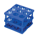 McKesson Tube Cube Rack 9 Place 8 to 16 mm Tube Size Blue 3 X 3 X 3 Inch (885932_CS) 4/CS