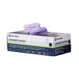 Halyard™ Lavender™ Exam Glove Large NonSterile Nitrile Standard Cuff Length Textured Fingertips Lavender Not Rated (678087_BX) 250/BX