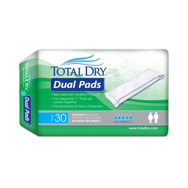 TotalDry™ Incontinence Liner 11 Inch Length Moderate Absorbency Polymer Core One Size Fits Most (1122514_CS) 180/CS