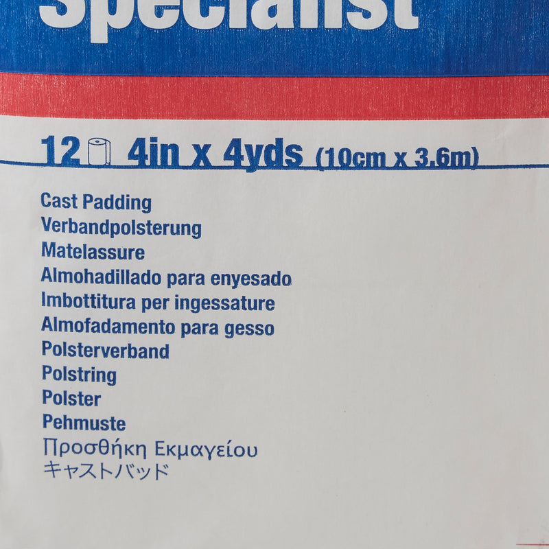 Specialist® Sterile Cast Padding Undercast 4 Inch X 4 Yard Cotton / Rayon NonSterile (4894_CS) 72/CS