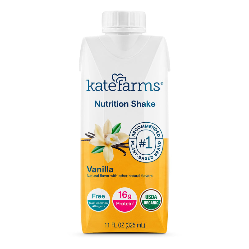Kate Farms Nutrition Shake Oral Supplement Vanilla Flavor Liquid 11 oz. Carton (1170426_EA) 1/EA