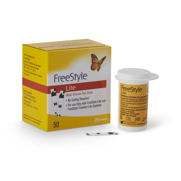 FreeStyle Lite® Blood Glucose Test Strips 50 Strips per Pack (632454_BX) 1/BX