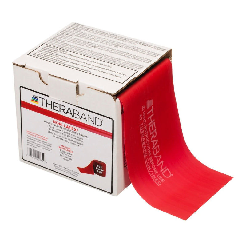 TheraBand® Exercise Resistance Band Red 4 Inch X 25 Yard Medium Resistance (480032_EA) 1/EA