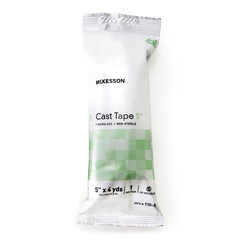 McKesson Cast Tape 5 Inch X 12 Foot Fiberglass White (733700_BX) 10/BX