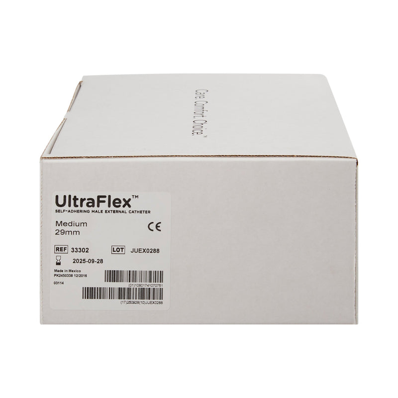 UltraFlex® Male External Catheter Self-Adhesive Band Silicone Medium (635137_BX) 30/BX