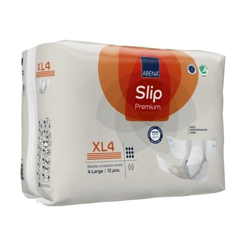 Abena® Slip Premium XL4 Unisex Adult Incontinence Brief X-Large Disposable Heavy Absorbency (1218210_CS) 48/CS