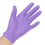 Purple Nitrile-Xtra™ Exam Glove Large Sterile Pair Nitrile Extended Cuff Length Textured Fingertips Purple Chemo Tested (1042399_CS) 200/CS