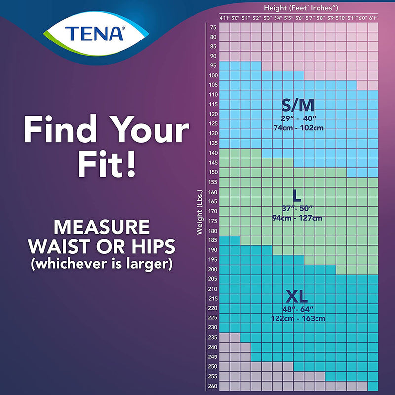 TENA® Women™ Super Plus Female Adult Absorbent Underwear Pull On with Tear Away Seams X-Large Disposable Heavy Absorbency (738745_BG) 14/BG