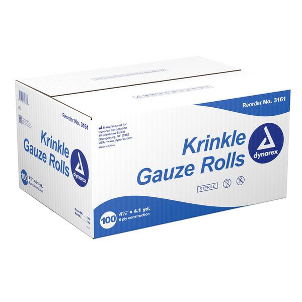Dynarex® Fluff Bandage Roll 4-1/2 Inch X 4-1/10 Yard 6-Ply Sterile 1 per Pouch (545991_PK) 1/PK