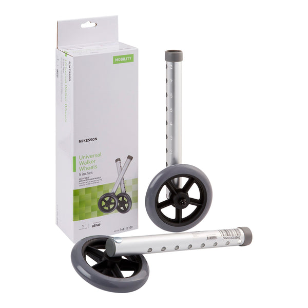 McKesson Walker Wheel For 1-inch Frame Diameter Walkers (1076177_CS) 25/CS