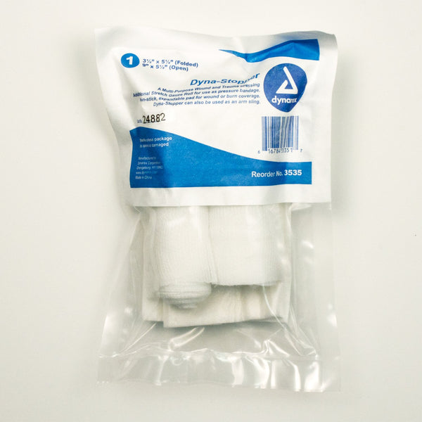 Dyna-Stopper Trauma Pressure Dressing 5-1/2 X 9 Inch Sterile 1 per Pack (1107358_EA) 1/EA