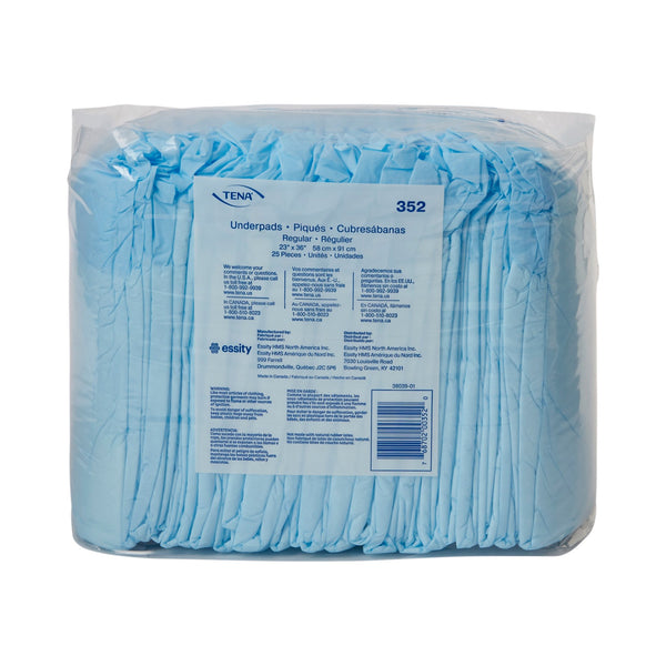 TENA® Regular Disposable Underpad 23 X 36 Inch Fluff Light Absorbency (762735_CS) 150/CS