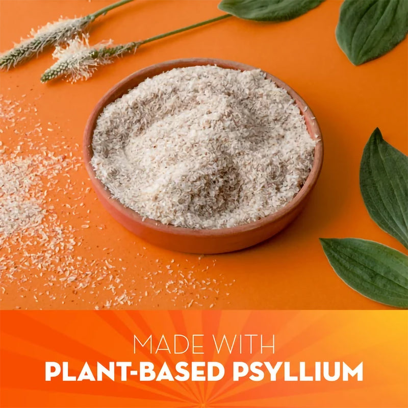 Metamucil® Fiber Supplement Orange Flavor Powder 23.3 oz. 3.4 Gram Strength Psyllium Husk (1189588_EA) 1/EA