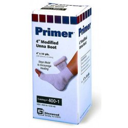 Primer® Unna Boot Zinc Oxide 4 Inch X 10 Yard (197000_DZ) 12/DZ
