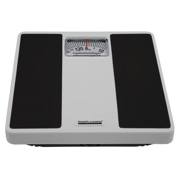 Health O Meter® Floor Scale Dial Display 270 lbs. Capacity Black / White Analog (806383_CS) 3/CS