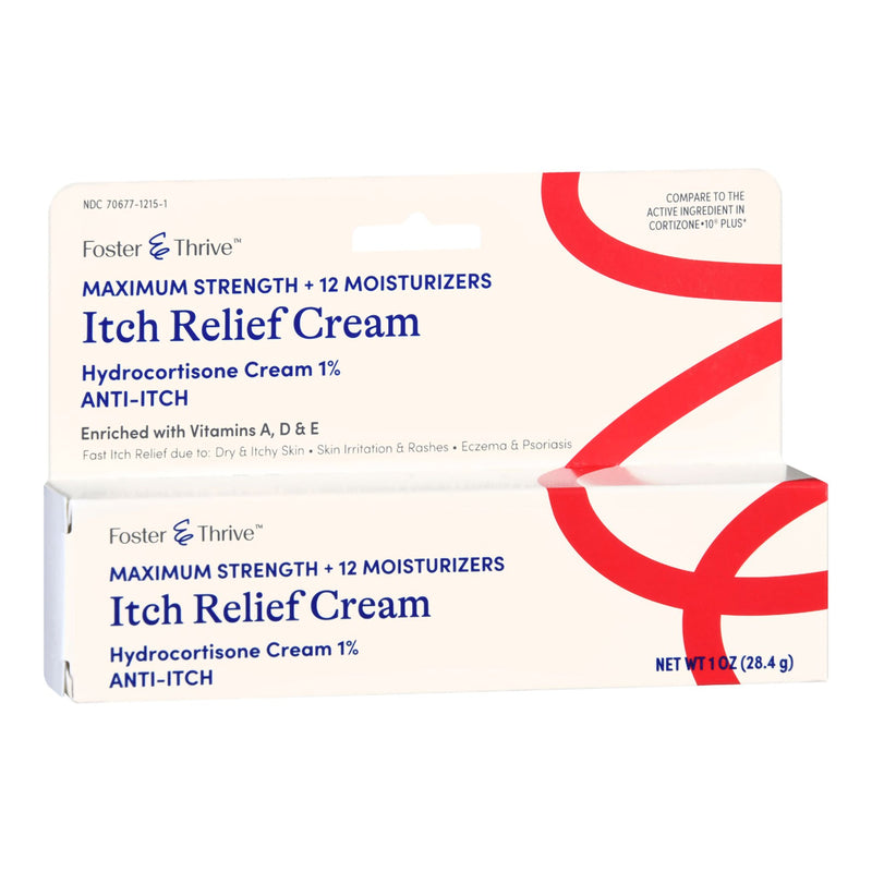 Foster & Thrive™ Itch Relief 1% Strength Cream 1 oz. Tube (1245012_EA) 1/EA