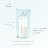 Zomee Breast Milk Storage Bag 8 oz. Food Grade Plastic (1233074_CS) 2000/CS
