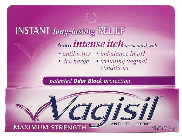 Vagisil® Itch Relief 20% - 3% Strength Cream 1 oz. Tube (874136_EA) 1/EA
