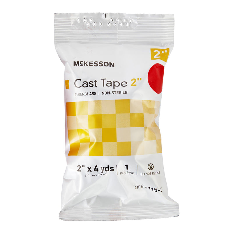 McKesson Cast Tape 2 Inch X 12 Foot Fiberglass Red (733687_BX) 10/BX