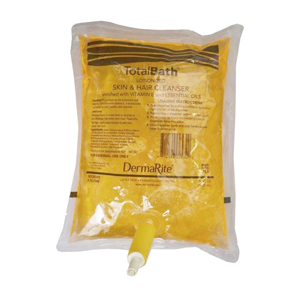 TotalBath® Shampoo and Body Wash 1,000 mL Dispenser Refill Bag Scented (442540_CS) 10/CS
