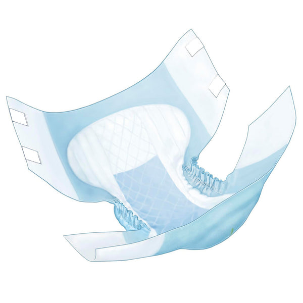 Wings™ Overnight Quilted Unisex Adult Incontinence Brief Large Disposable Heavy Absorbency (864860_BG) 1/BG