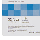 McKesson Brand Antiseptic Isopropyl Alcohol Topical Liquid 32 oz. Bottle (556517_CS) 12/CS