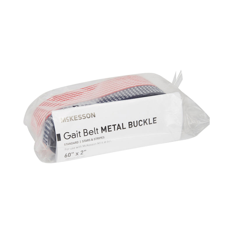 McKesson Gait Belt 60 Inch Length Stars and Stripes Design Polyester (865281_EA) 1/EA