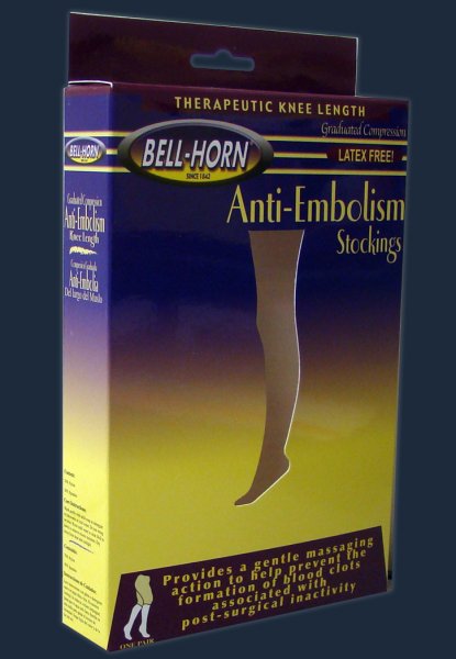 DJ Orthopedics (Dr Comfort) Anti-embolism Stocking Thigh High 2X-Large Beige Closed Toe (709283_PR) 1/PR