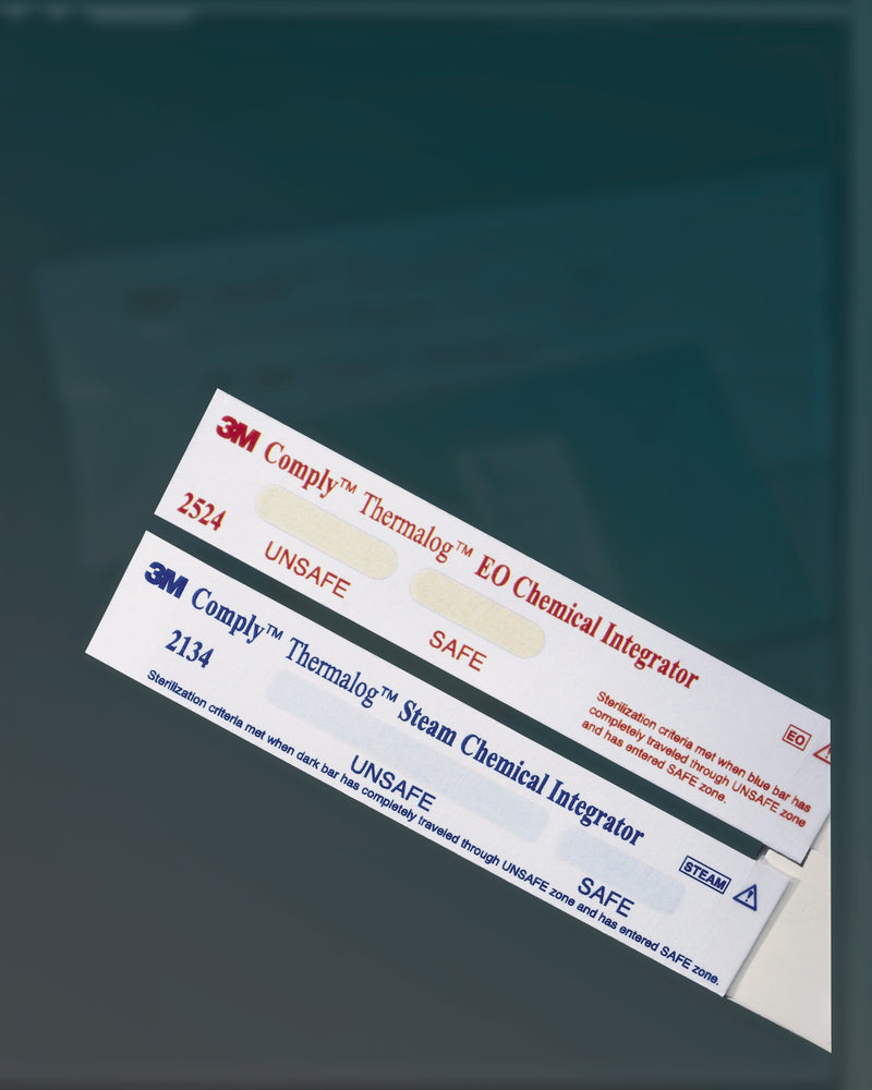Comply™ Thermalog™ Sterilization Chemical Integrator Strip Steam 4 Inch Length (639892_PK) 1/PK