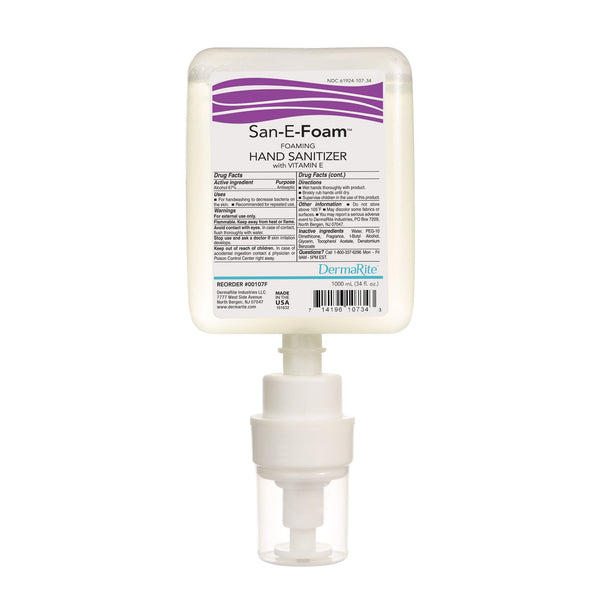 San-E-Foam™ Hand Sanitizer 1,000 mL Ethyl Alcohol Foaming Dispenser Refill Bottle (713669_CS) 6/CS