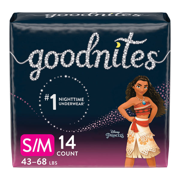GoodNites® Female Youth Absorbent Underwear Pull On with Tear Away Seams Small / Medium Disposable Heavy Absorbency (883230_CS) 56/CS