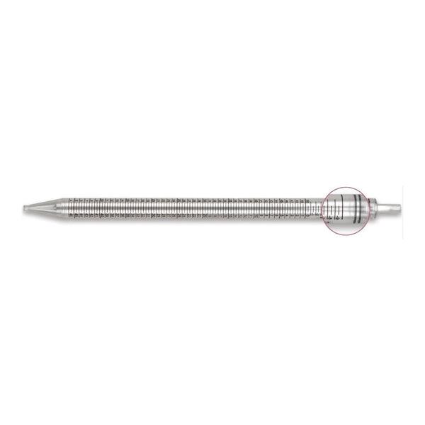 McKesson Serological Pipette 50 mL 0.5 mL Graduation Increments / 9 mL Negative Graduations Sterile (1176009_CS) 100/CS