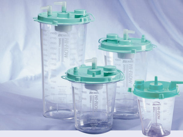 Hi-Flow™ Rigid Suction Canister 3000 mL Sealing Lid (329010_EA) 1/EA