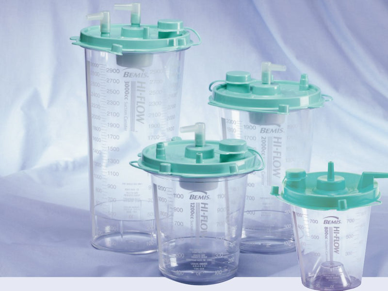 Hi-Flow™ Rigid Suction Canister 3000 mL Sealing Lid (329010_EA) 1/EA