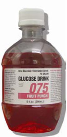 Glucose Drink Glucose Tolerance Beverage Fruit Punch 75 Gram 10 oz. per Bottle (736722_CS) 24/CS