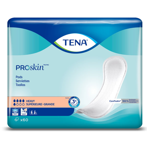 TENA ProSkin™ Heavy Bladder Control Pad 12 Inch Length Heavy Absorbency Dry-Fast Core™ One Size Fits Most (787124_CS) 180/CS