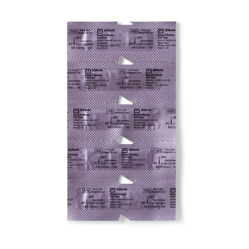 Precision Xtra® Blood Glucose and Ketone Test Strips 10 Strips per Pack (647191_BX) 10/BX