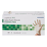 McKesson Confiderm® Exam Glove X-Large NonSterile Latex Standard Cuff Length Smooth Ivory Not Rated (483972_BX) 100/BX