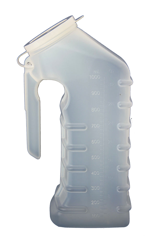 Uri-MAX Male Urinal 32 oz. / 946 mL With Closure Single Patient Use (1123197_EA) 1/EA
